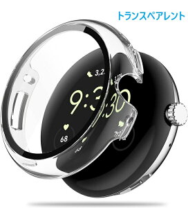 Google Pixel Watch3�i2024�j�p �P�[�X �ی� �K���X�t�B���� ��̌^ PC+TPE�ގ� ��d�\�� �S�ʕی� �����^ ���ϋv �����ȒP �ϏՌ� �Ή�Pixel Watch3 �ی�P�[�X �����ߗ� �w��h�~ ���h�~ �O�[�O���s�N�Z