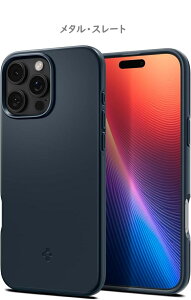 Spigen iPhone 16 Pro Max �P�[�X MagSafe�Ή� �}�O�l�b�g���� �ČRMIL�K�i �}�b�g ���^ �V���E�t�B�b�g�E�}�O�t�B�b�g (�u���b�N�^���^���E�X���[�g�^�K�����^��)
