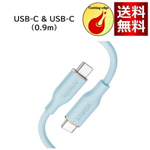 Anker PowerLine III Flow USB-C & USB-C P[u ܂Ȃ i0.9m ACXu[j