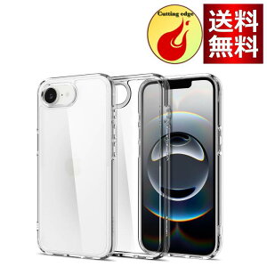 Spigen iPhone 17e / 16e �P�[�X �N���A ���� �X�g���b�v�z�[�� �ČRMIL�K�i �o���p�[ �ϏՌ� �E���g���E�n�C�u���b�h ACS09160 (�N���X�^���E�N���A)