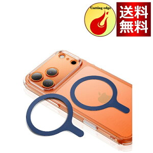 ESR magsafe �����O �}�O�Z�[�t �V�[�� �ʒu���킹�N���b�v�t�� ���C���C�����X�[�d�Ή��L�b�g ���C�Œ胁�^�������O 2���� �u���[
