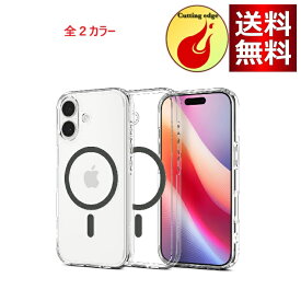 Spigen 【創業18年の技術力】iPhone 17 MagSafe対応 クリア 透明 ストラップホール 米軍MIL規格 ウルトラ・ハイブリッド・マグフィット (全2カラー)