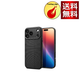 Spigen 【創業18年の技術力】 iPhone 17 Pro Max 米軍MIL規格 ストラップホール マット TPU バンパー 耐衝撃 リキッド・エア (マット・ブラック) ACS09888