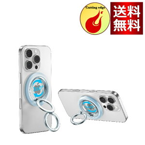 SYNCWIRE MagSafepX}zO - 360°]X}zO }Olbg ʃ}Olbg ? ^ px߉\ iPhone 16 15 14 13 12 Pro MaxΉ MagSafeANZT[p - Blue