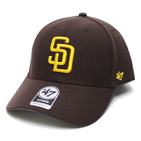 '47 フォーティーセブン サンディエゴ パドレス キャップ 帽子 SANDIEGO PADRES '47 MVP CAP メジャーリーグ MLB カーブバイザー ブラウン 茶系