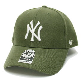 '47 フォーティーセブン ニューヨーク ヤンキース キャップ 帽子 NEWYORK YANKEES '47 MVP CAP メジャーリーグ MLB カーブバイザー オリーブ系 緑系