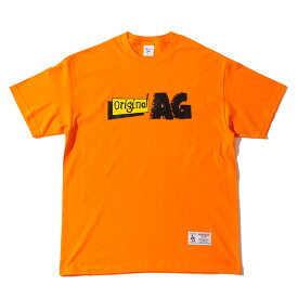 ACAPULCO GOLD アカプルコゴールド 半袖Tシャツ THE ORIGINAL S/S TEE ストリート ロゴ プリント オレンジ M L XL