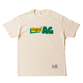 ACAPULCO GOLD アカプルコゴールド 半袖Tシャツ THE ORIGINAL S/S TEE ストリート ロゴ プリント クリーム M L XL