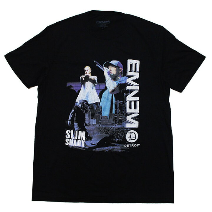 楽天市場】EMINEM エミネム 半袖Tシャツ ラップT DETROIT S/S TEE 