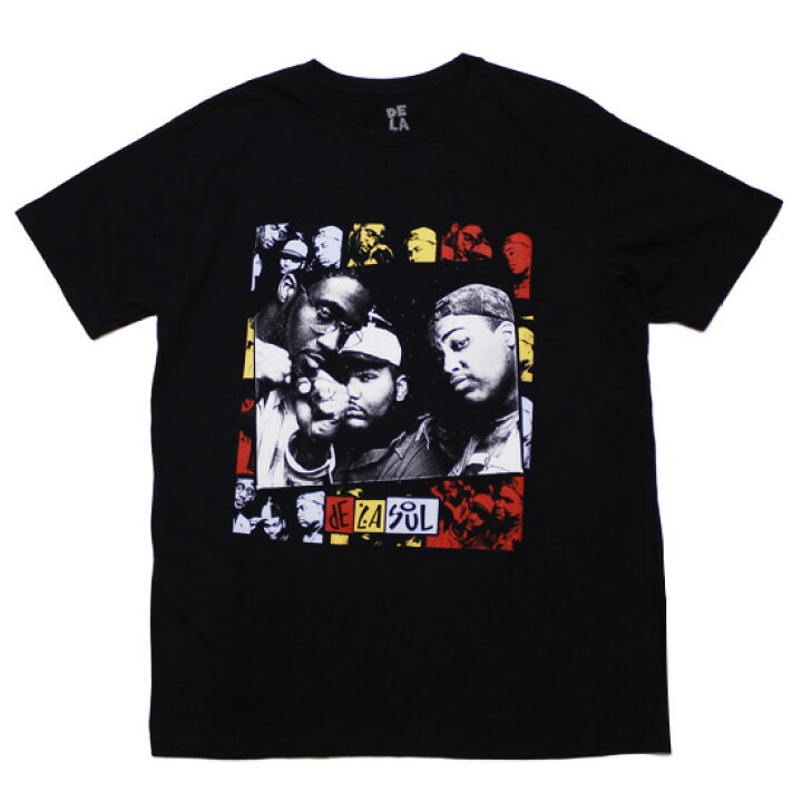 楽天市場】DE LA SOUL デラソウル 半袖Tシャツ ラップT COLLAGE S/S 