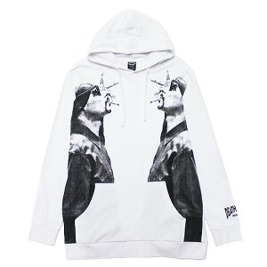 CROOKS&CASTLESxDEATH ROW RECORDS �N���b�N�X&�L���b�X���Yx�f�X���E���R�[�h �X�E�F�b�g �p�[�J�[ SNOOP PEACE HOODIE �X�k�[�v�h�b�O �z���C�g �� L XL XXL