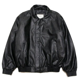GRIMEY �O���C�~�[ PU���U�[�W���P�b�g CHIEF WATCHER PU LEATHER BOMBER JACKET �X�g���[�g ���C�h�V���G�b�g ���� �h�J �X�^�b�Y GPLBJ201 �u���b�N M L XL