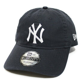 NEW ERA ニューエラ ニューヨーク ヤンキース 920キャップ 帽子 NEWYORK YANKEES 9TWENTY CAP メジャーリーグ MLB カーブバイザー ネイビー ホワイト 紺 白
