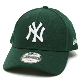 NEW ERA ニューエラ ニューヨーク ヤンキース 940キャップ NEWYORK YANKEES 9FORTY CAP メジャーリーグ MLB ロゴ刺繍 ダークグリーン