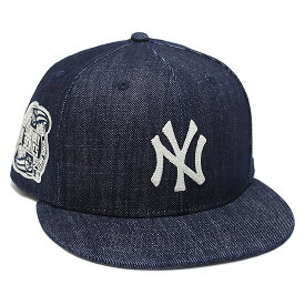 NEW ERA ニューエラ ニューヨーク ヤンキース 5950 キャップ NEWYORK YANKEES SUBWAY 59FIFTY CAP メジャーリーグ MLB サブウェイシリーズ サイド刺繍 デニム