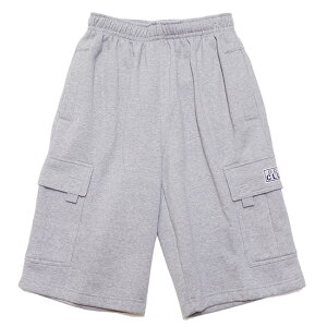 PRO CLUB �v���N���u �X�E�F�b�g�J�[�S�V���[�c HEAVYWEIGHT FLEECE CARGO SHORTS �X�g���[�g ���C�h�V���G�b�g �w���B�[�E�F�C�g ���N�� �O���[ M L XL XXL