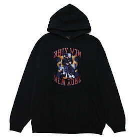 RAP ATTACK ラップ アタック スウェット フーディ パーカー 2PAC IN NEWYORK HOODIE ストリート ヒップホップ 2パック 裏起毛 RAWT23-PU003 ブラック L XL XXL