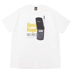 RAP ATTACK ���b�v �A�^�b�N ����T�V���c BEST KEPT SECRET S/S TEE �X�g���[�g �q�b�v�z�b�v �v�����g RASA25-ST001 �z���C�g �� L XL XXL