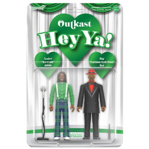 SUPER7 X[p[7 OUTKAST AEgLXg tBMA REACTION FIGURES HEY YA! 2-PACK qbvzbv A[eBXg 9.5cm