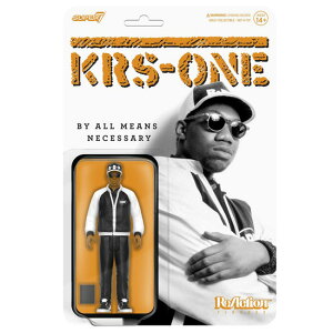 SUPER7 �X�[�p�[7 KRS-ONE �P�[�A�[���G�X���� �t�B�M���A REACTION FIGURES BY ALL MEANS NECESSARY BDP �q�b�v�z�b�v �A�[�e�B�X�g 9.5cm