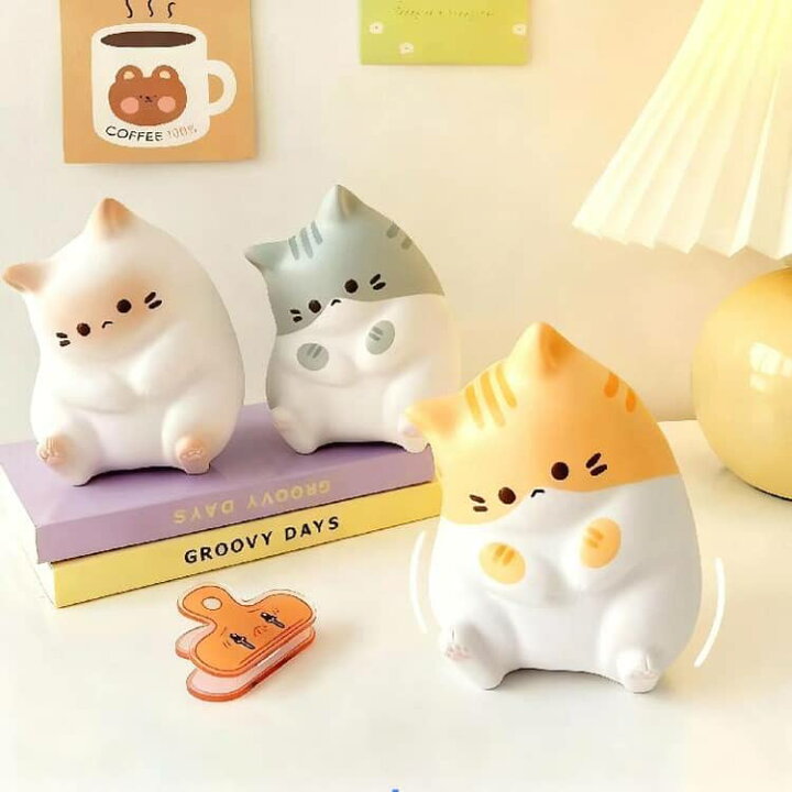 楽天市場】【10個セット】おもしろ 猫 グッズ ネコ スクイーズ 玩具 