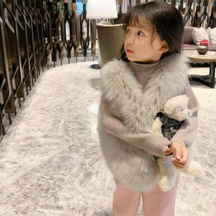 楽天市場】ファーベスト キッズ 子供服 ベスト 秋 冬 コート ふわうわ 