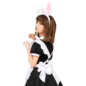 【コスプレ衣装/コスチューム】 けもみみしっぽセット 白うさぎ(TOP)