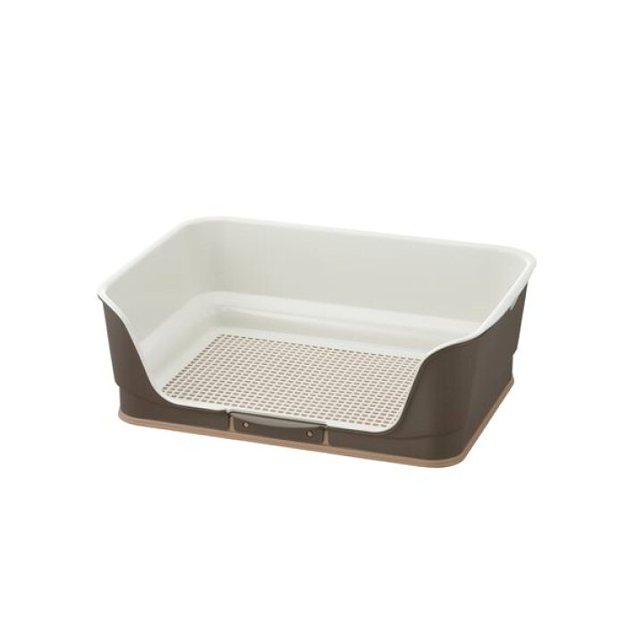 お掃除簡単ステップ壁付トイレ レギュラー ダークブラウン 【ペットフード ・ ペット用品 犬 犬用品 PET 犬 グッズ DOG 】 （×2セット） 【お徳用 まとめ買い お買い得 業務用 割引 セット販売】