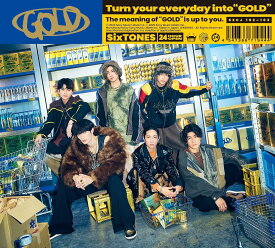 SixTONES／GOLD (初回盤B) (CD+DVD) (特典なし) SECJ-104 2025/1/15発売 ストーンズ ゴールド