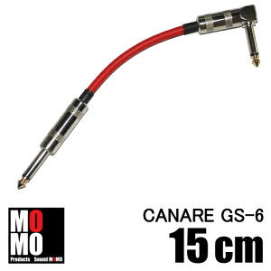 ���J�i���y CANARE GS-6 �z �p�b�`�P�[�u���@15cm L-S�^�@�V�[�X�J���[�y�ԁz�@1�{
