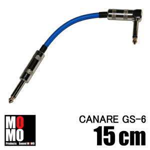 ���J�i���y CANARE GS-6 �z �p�b�`�P�[�u���@15cm L-S�^�@�V�[�X�J���[�y�z�@1�{