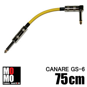 ���J�i���y CANARE GS-6 �z �p�b�`�P�[�u���@75cm L-S�^�@�V�[�X�J���[�y���z�@1�{