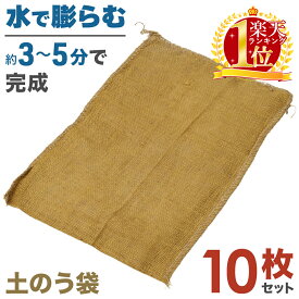 【≪半額＋7％OFFクーポン≫15日0時～2時間限定】 【10枚セット】 土嚢 水で膨らむ 吸水 土のう 土嚢袋 土のう袋 10枚入り 吸水式 防災 洪水 災害 浸水 対策 土不要 袋 水でふくらむ 防災用品 防災グッズ 吸水土のう 吸水土嚢 吸水土のう袋 吸水土嚢袋 水吸収 ゲリラ豪雨台風