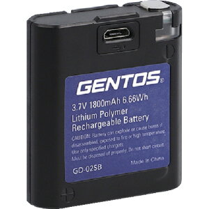 GD-001H / EX-180H ��p �[�d�r GENTOS �w�b�h���C�g��p�[�d�r GD-02SB �W�F���g�X