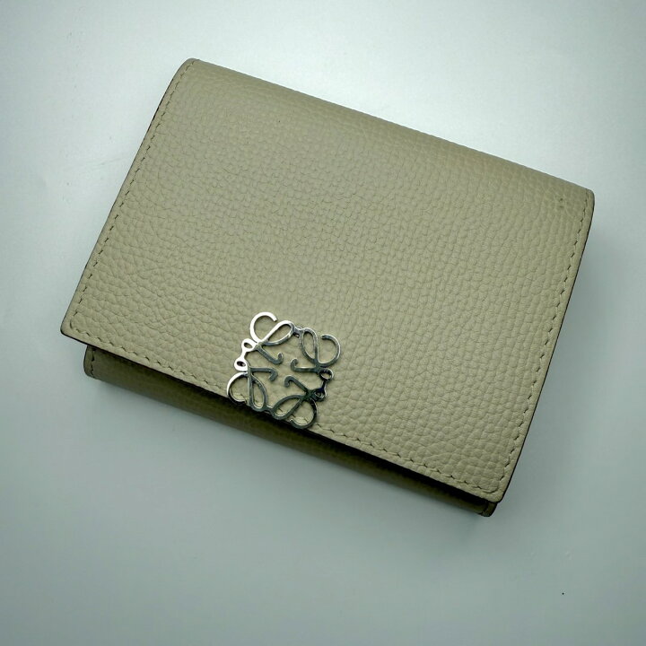 楽天市場】【中古】LOEWE ロエベ 三つ折り財布 アナグラム トライ  