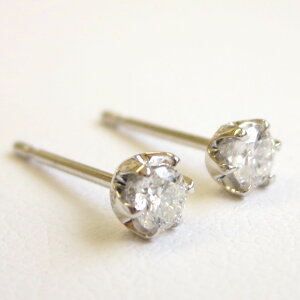 K18WG ꗱ _Ch sAX g[^0.2ct ӕʏt 18 zCgS[h ꗱ_C ꗱsAX fB[X v[g Mtg 4 a