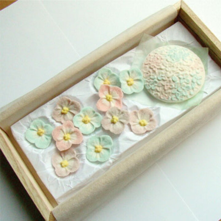干菓子落雁 偲ぶ花 桐箱詰め合わせセットひなそう