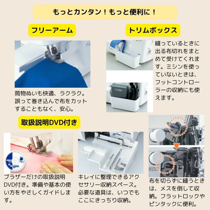 楽天市場】【1,600円OFFクーポン配布中！】ロックミシン ブラザー 