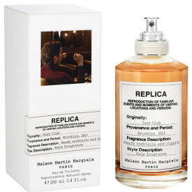 人気香水! 正規品【Maison Margiela】REPLICA JAZZ CLUB EDT 100ml【メゾン マルジェラ】レプリカ ジャズ クラブ オードトワレ 100ml【香水・フレグランス:フルボトル:レディース・女性用】【メゾン マルジェラ香水】