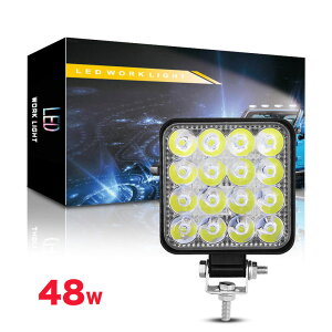 LED[NCg LEDƓ48W Lp^Cv 16ALED hԊO _Ƌ@B zCg 6000K 12V-24VΉ ϏՌE ^