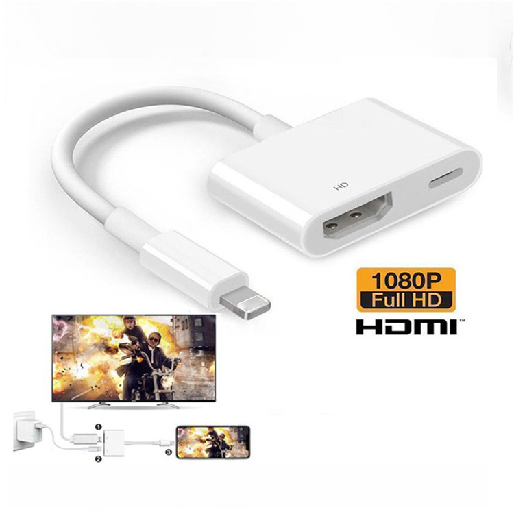 2点 iphone HDMI変換アダプタ 3m ケーブルYouTube テレビ