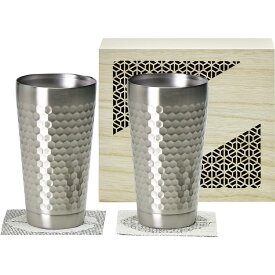 TUCHIME 二層タンブラー 350mL ペア木箱入 CTHM-05-KI