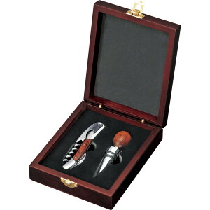 (メーカー在庫限り)木箱入ワインオープナーセット TA005