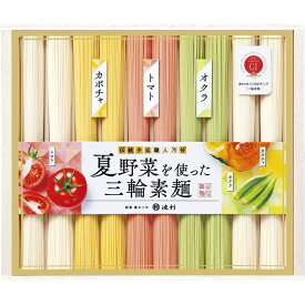 【送料無料】池利 夏野菜を使った三輪素麺 NY-20A