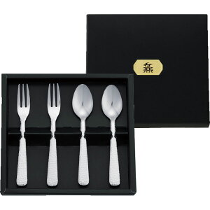 燕匠一 鎚目スプーン・フォークペア4P 170-002