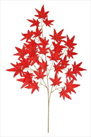 【秋】スプレイ紅葉〈レッド〉L64cm　/　秋 紅葉 造花 POP 飾り 販促 イベント