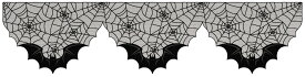 【ハロウィンレースドレープ（ブラック）ハロウィン 店舗装飾 ディスプレイ】