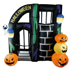 【ハロウィン】フォトスポットディスプレイ H180×W195×D140cm　/　ハロウィン パンプキン 造花 POP 飾り 販促 イベント 装飾