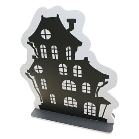【ハロウィン】スタンドパネル〈ハウスA〉H80×W64×D20cm　/　ハロウィン エコ素材 Re-Board 店頭 季節 イベント 展示 フォトブース フォトスポット 店舗装飾 販促
