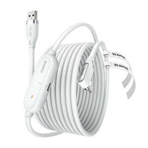 Link�P�[�u�� 5m �}���[�dCompatible with Quest3S/Quest3/Quest 2/Pico 4/Pico 4 Ultra L���^�����N�P�[�u��, USB 3.0 ���� Type C �R�[�h�Q�[��PC/Steam VR �p5Gb